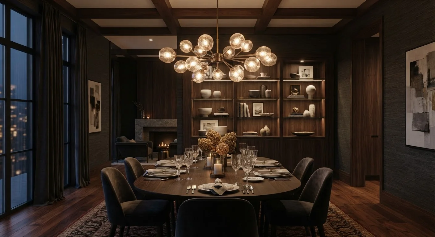 Chandelier with smart control